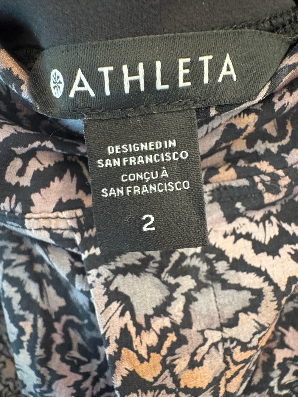 EUC Athleta High-Waist Patterned Slim Ankle Pants - Picture 5 of 12